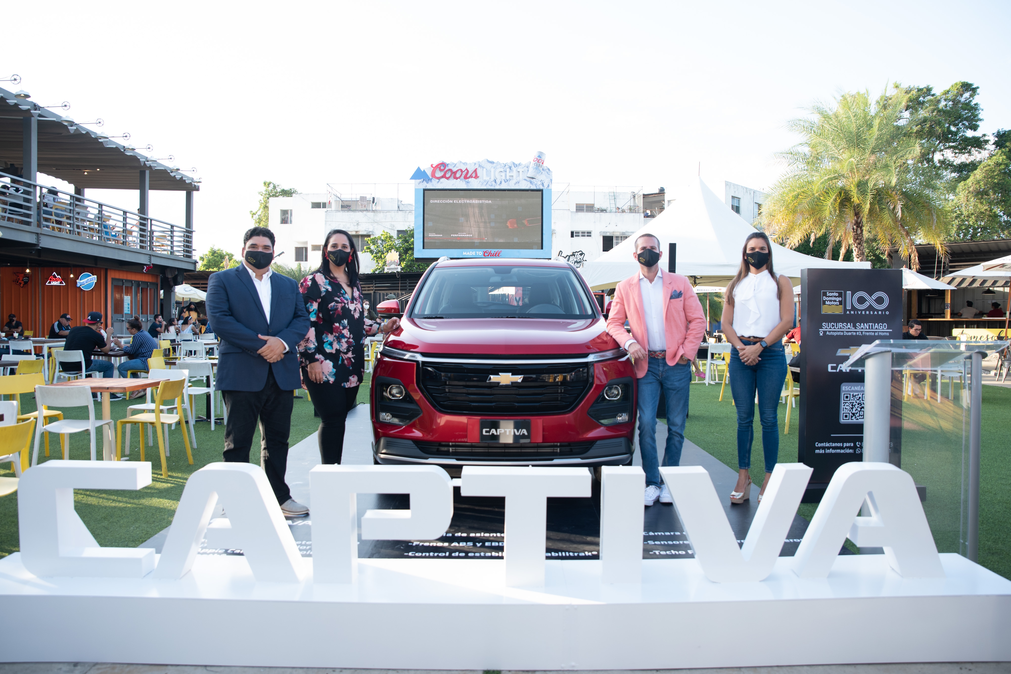 Santo Domingo Motors presenta en Santiago renovada Chevrolet Captiva 2022