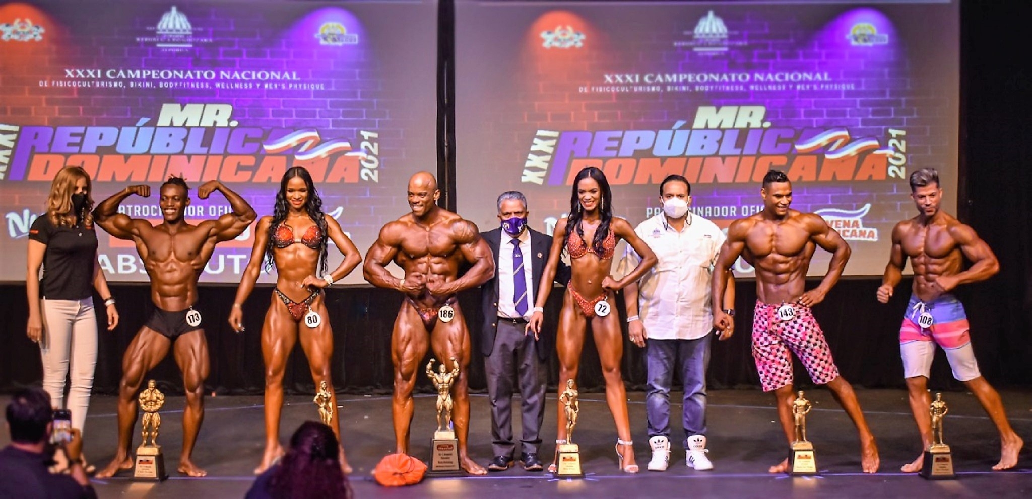 Capitaleño Alexander Castro gana gran absoluto XXXI Mr RD de fisiculturismo y fitness