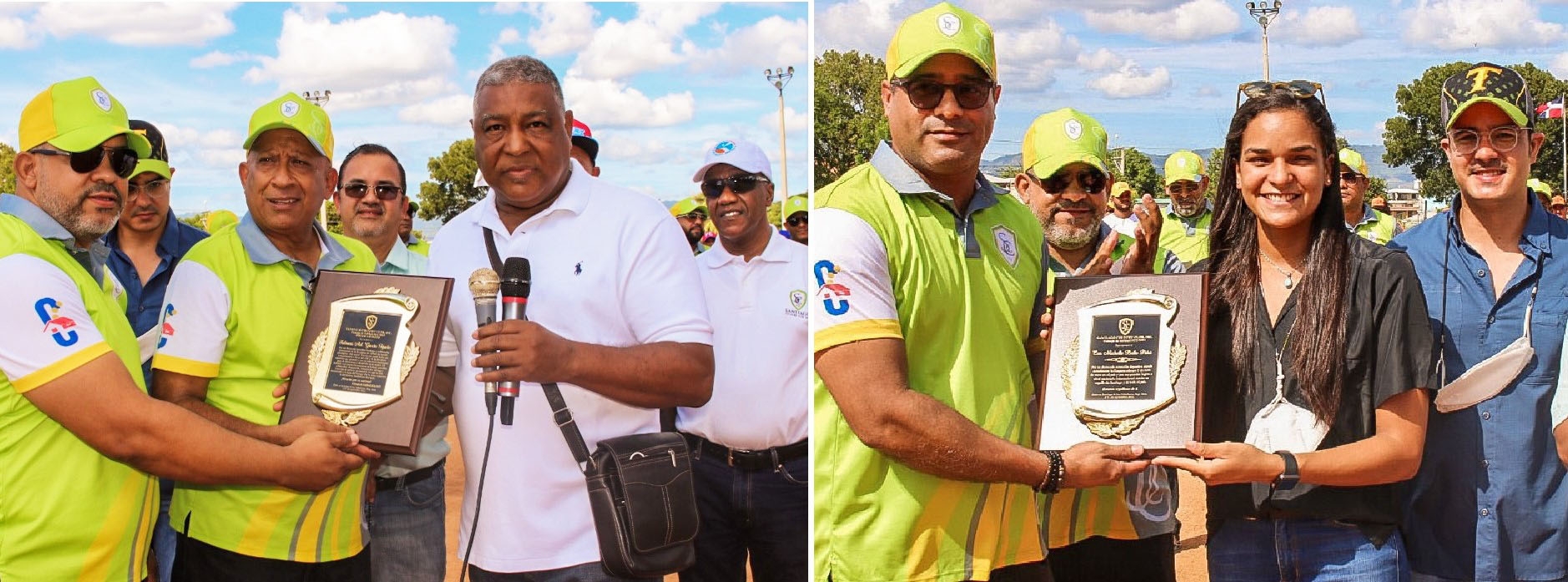 Arranca softbol navideño Santiago Country Club dedicado a Fabiano García, reconocen tenimesista internacional Eva Brito