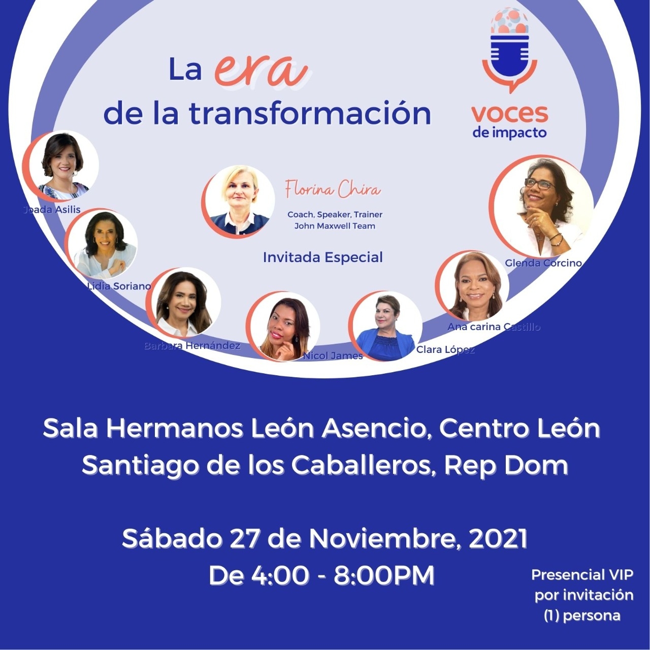 Voces de Impacto, por primera vez en Santiago