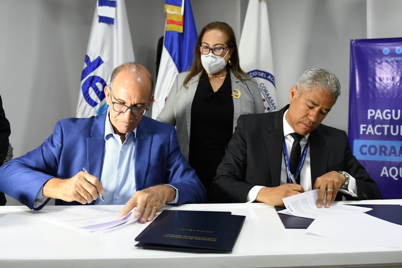 Edenorte y CORAASAN firman acuerdo en beneficio de usuarios