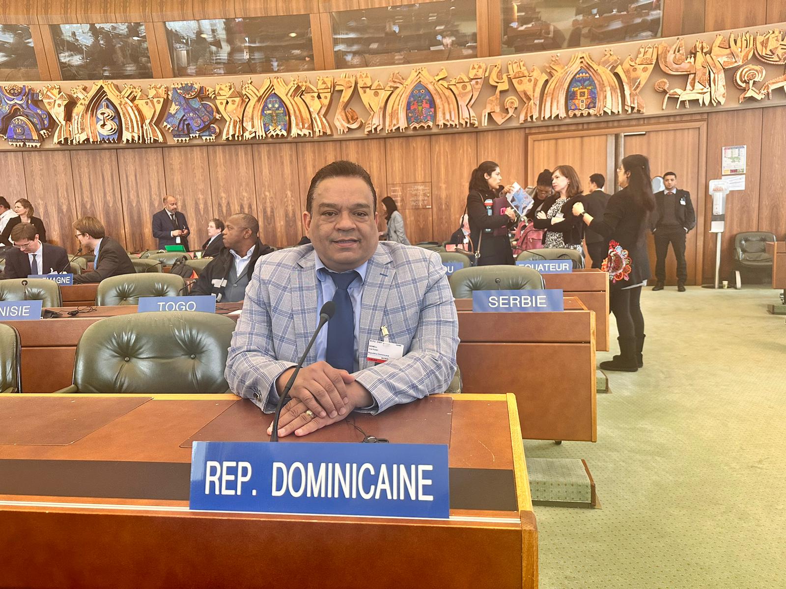 Gonell Cosme encabeza delegación de la ONDA de República Dominicana que participa en reunión de OMPI en Ginebra