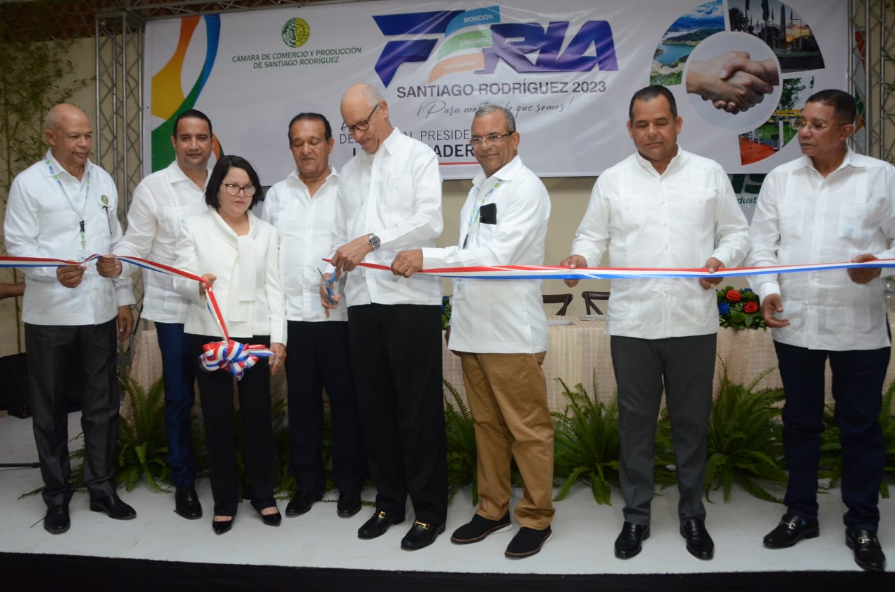 Cámara de Comercio inauguró IV Feria Santiago Rodríguez 2023 dedicada al presidente Abinader