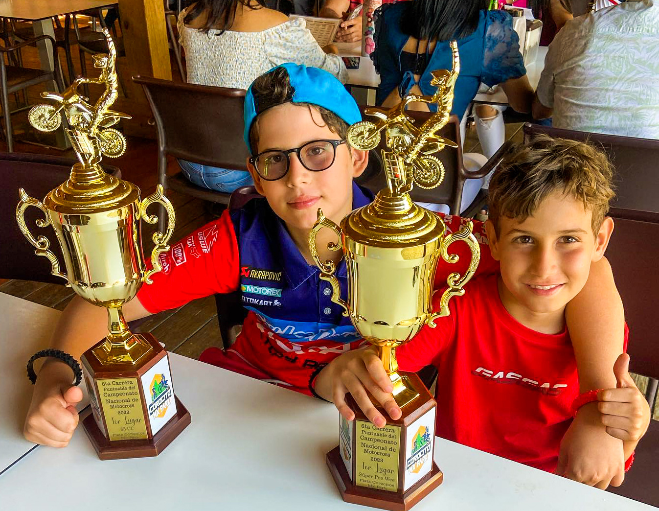 Hermanitos Gabriel Alonso II y III llegan a Venezuela representan RD en Latinoamericano de Minicross