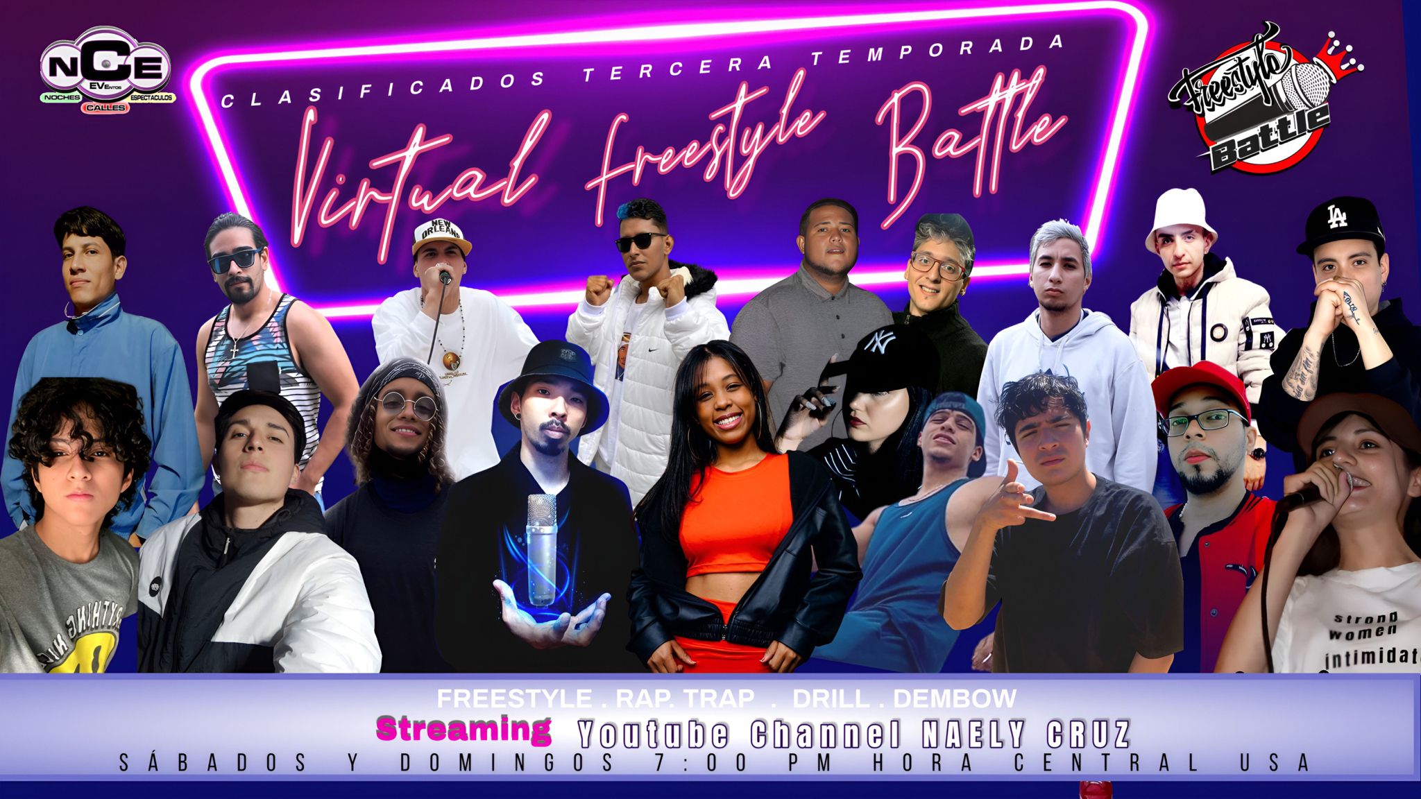 Regresa la tercera edición de la “Virtual Freestyle Battle