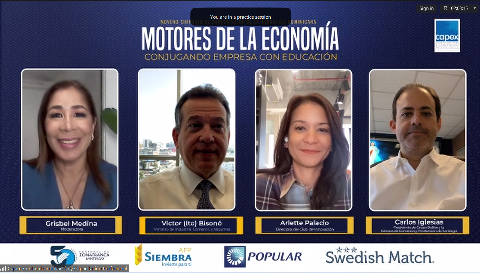 Capex celebra trece 13 aniversario con el Simposio de Capacitación