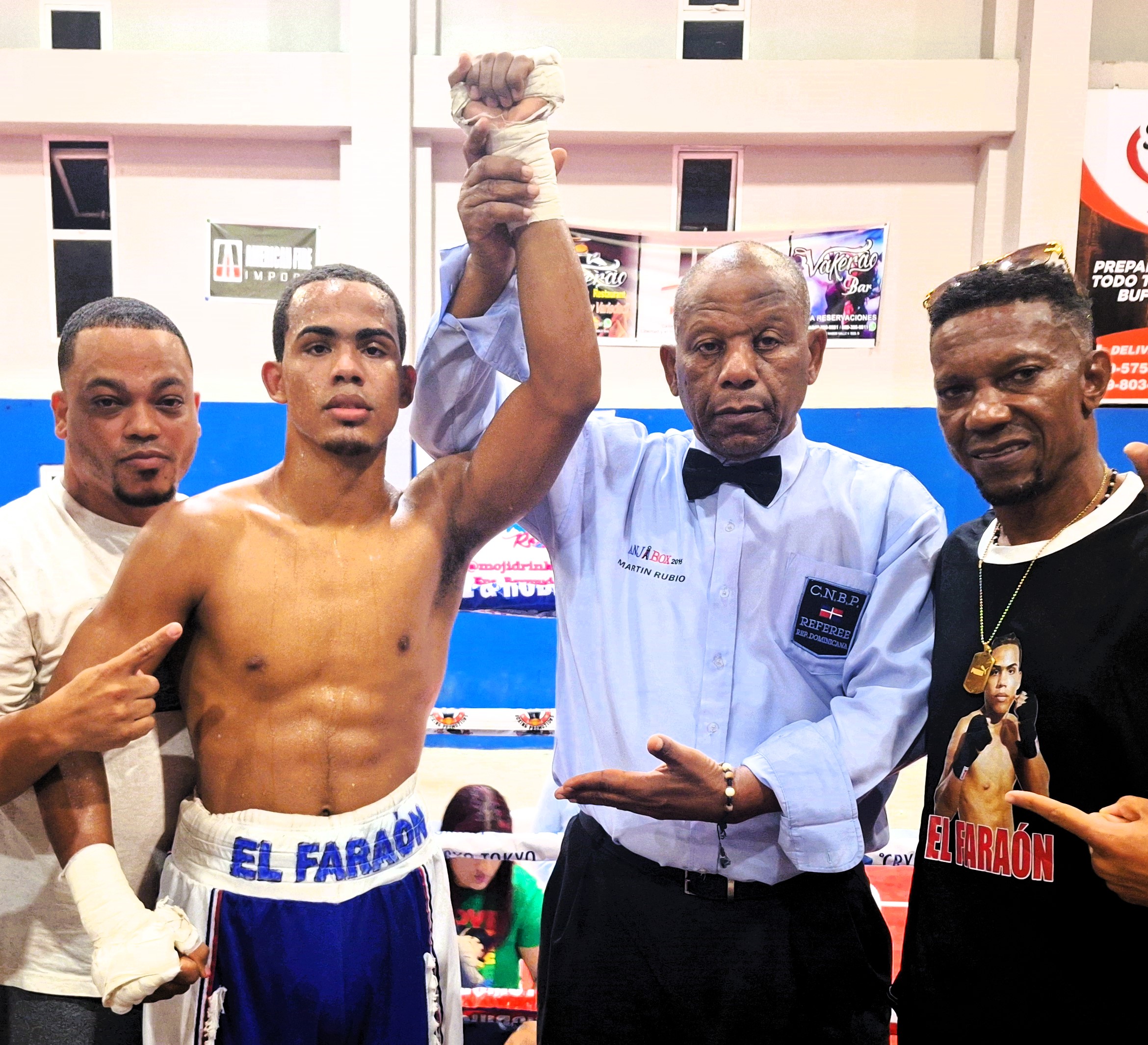 El Faraón Disla gana unánime revancha a Frailyn Pérez en el boxeo profesional del domingo en Santiago