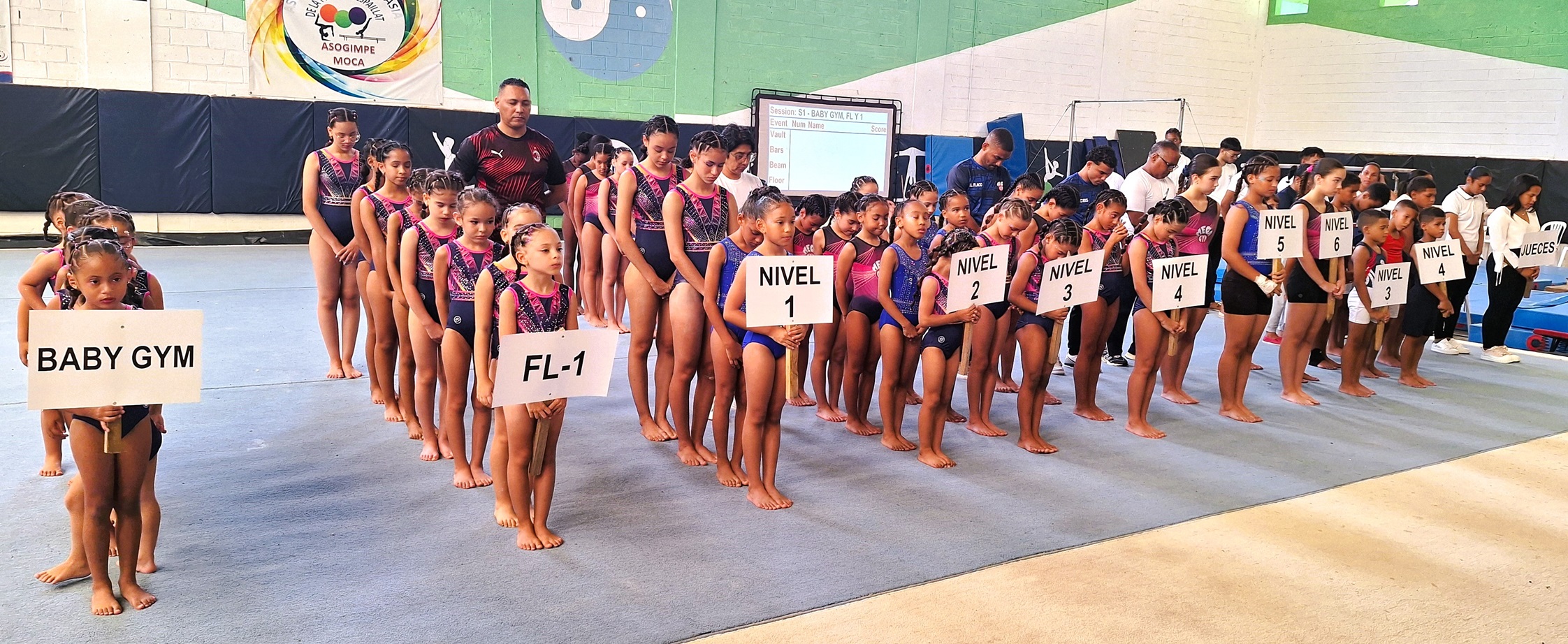 Santos y Agramonte mejores atletas en provincial de gimnasia artística de Santiago