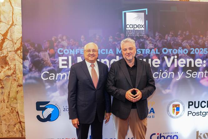Álex Rovira aborda el poder del sentido humano frente a cambios tecnológicos en Conferencia Magistral de Otoño