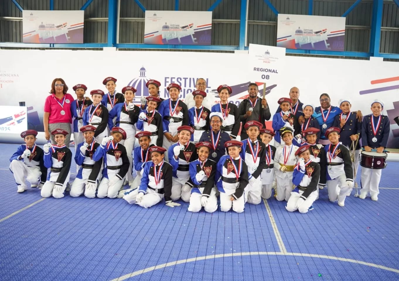 Centro Educativo Pontezuela Abajo obtiene segundo lugar en Festival Nacional de Marcha Escolar 2025