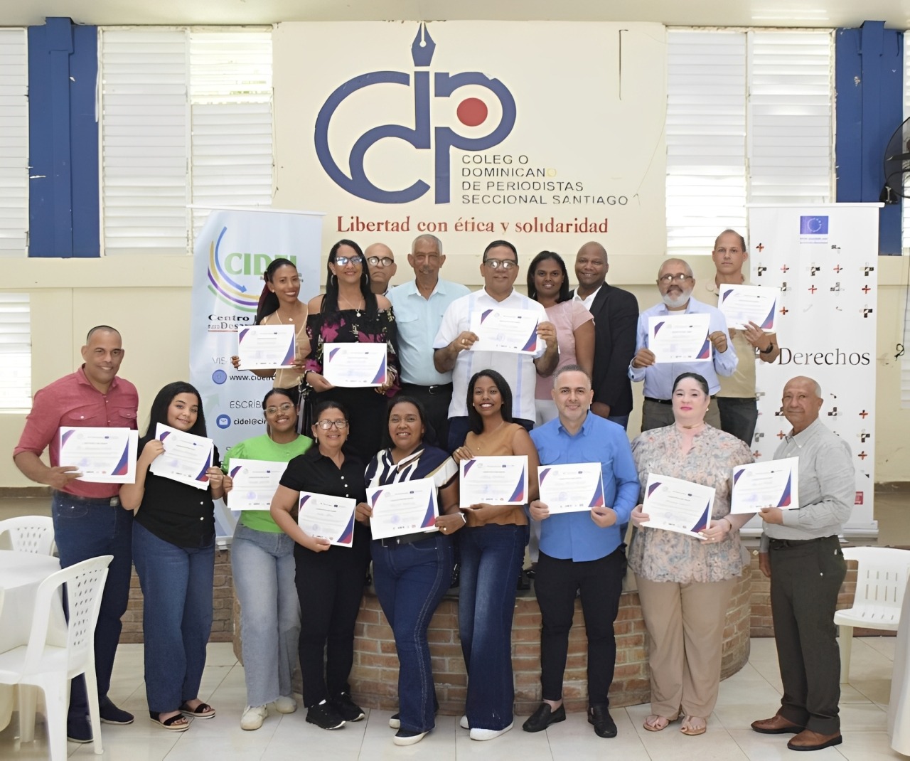 Periodistas de Santiago fortalecen su formación en cambio climático con apoyo del CDP y CIDEL